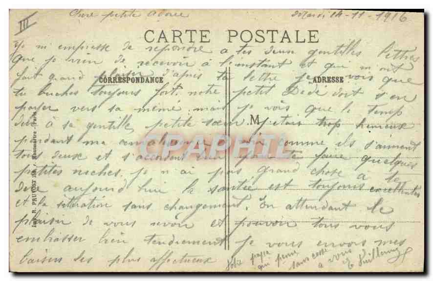 Verdun (Meuse) — Rue d'Anthouard après les bombardements — R.P. 170 bis — Rückseite