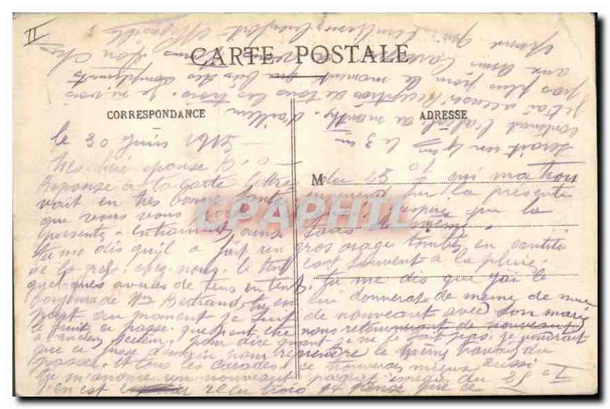 St-Léonard - La Scierie André - La Guerre dans les Vosges 1914-1915 — Rückseite
