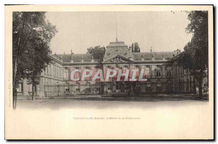 CPA Versailles L'Hotel de la Prefecture 
