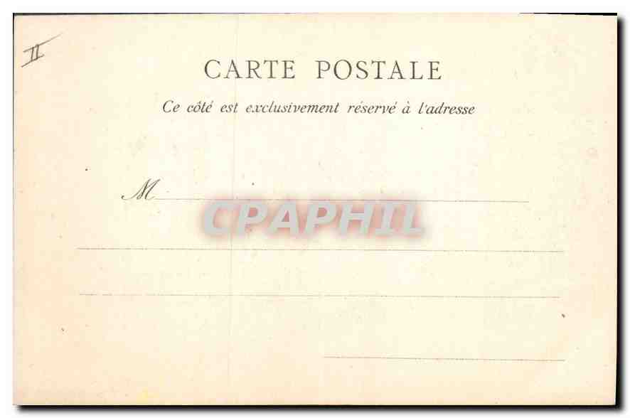 CPA Versailles L'Hotel de la Prefecture  — Verso