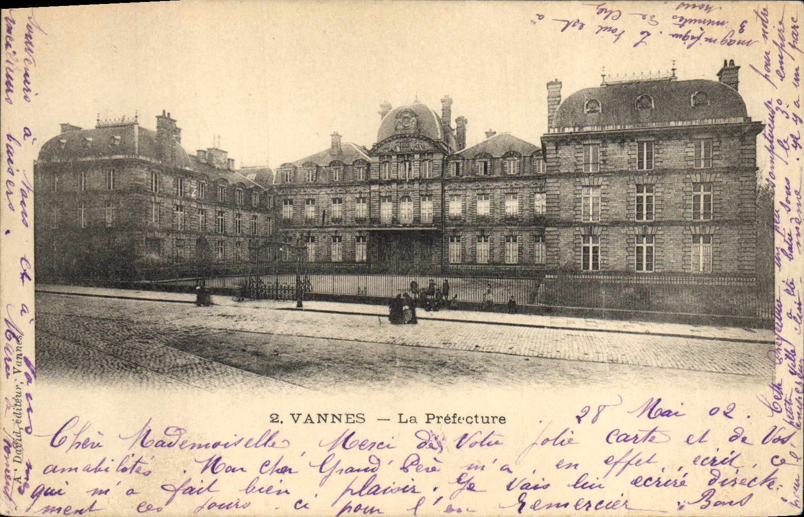 CPA Vannes La Prefecture 