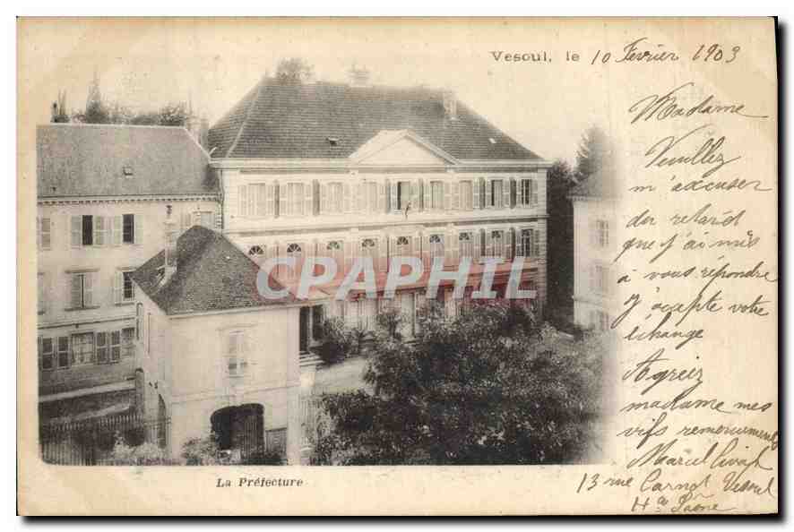 CPA Vesoul La Prefecture 