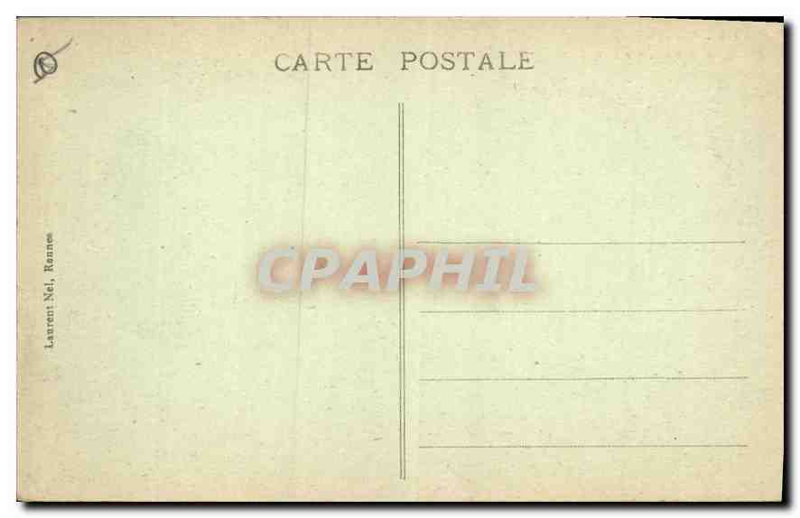 CPA Vannes Le Parc de la Prefecture  — Verso