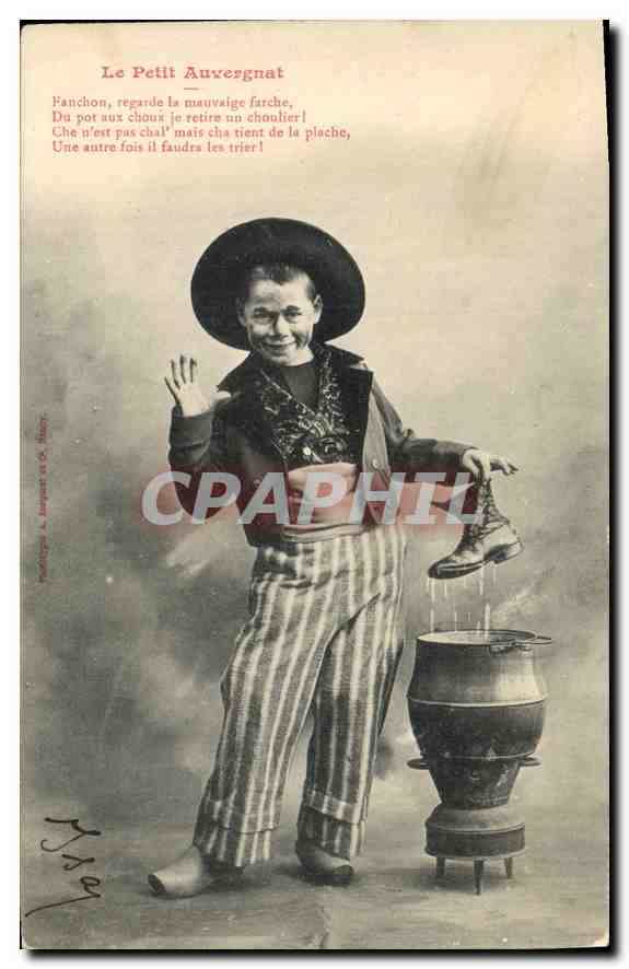 CPA Folklore Le Petit Auvergnat 