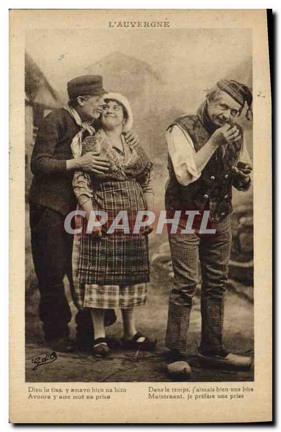 CPA Folklore l'Auvergne 