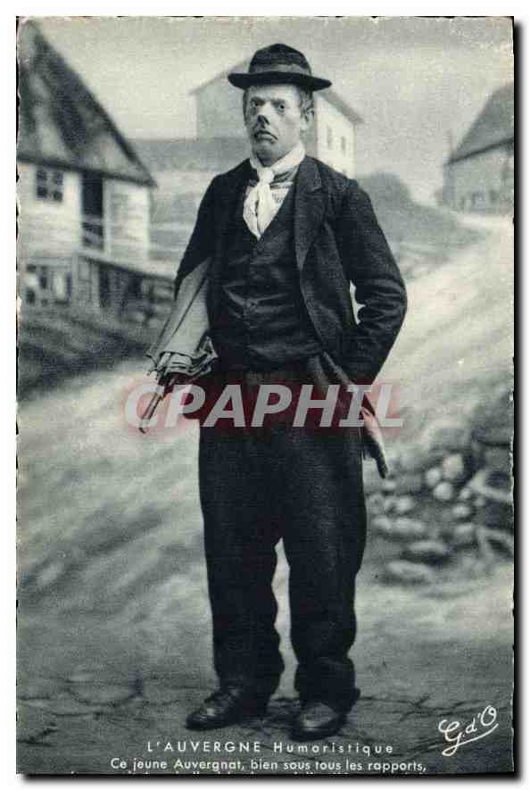 CPA Folklore L'Auvergne humoristique 