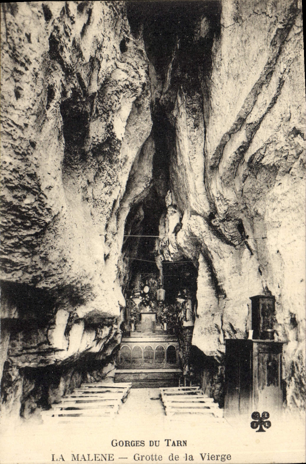 CPA Gorges du Tarn La Malene Grotte de la Vierge 