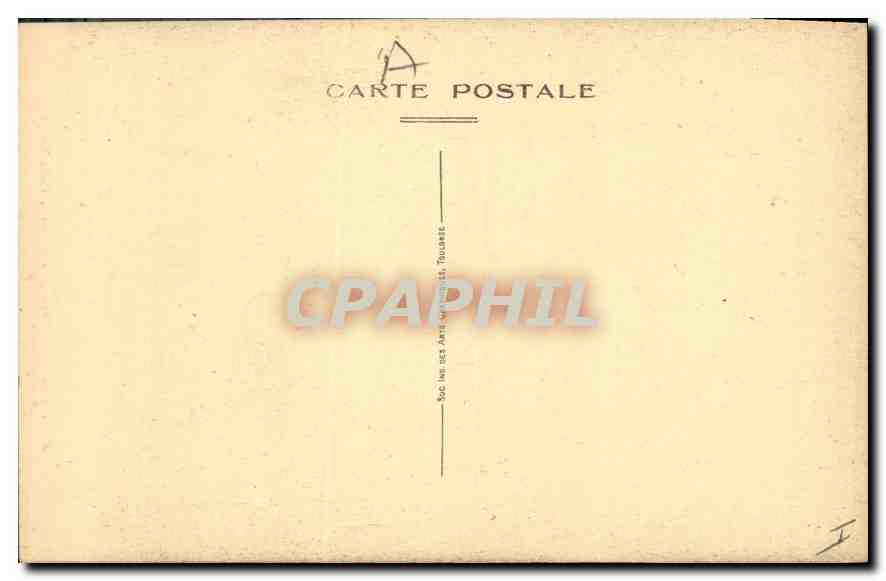 CPA Aven Armand Passage a travers la Foret Vierge  — Rückseite