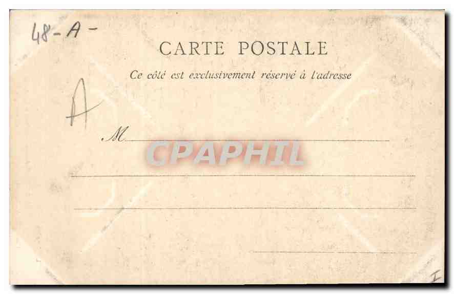 CPA  — Rückseite
