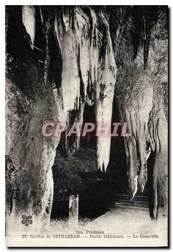 CPA Les Pyrenees Grottes de Betharram Partie inferieure La Casse tete 