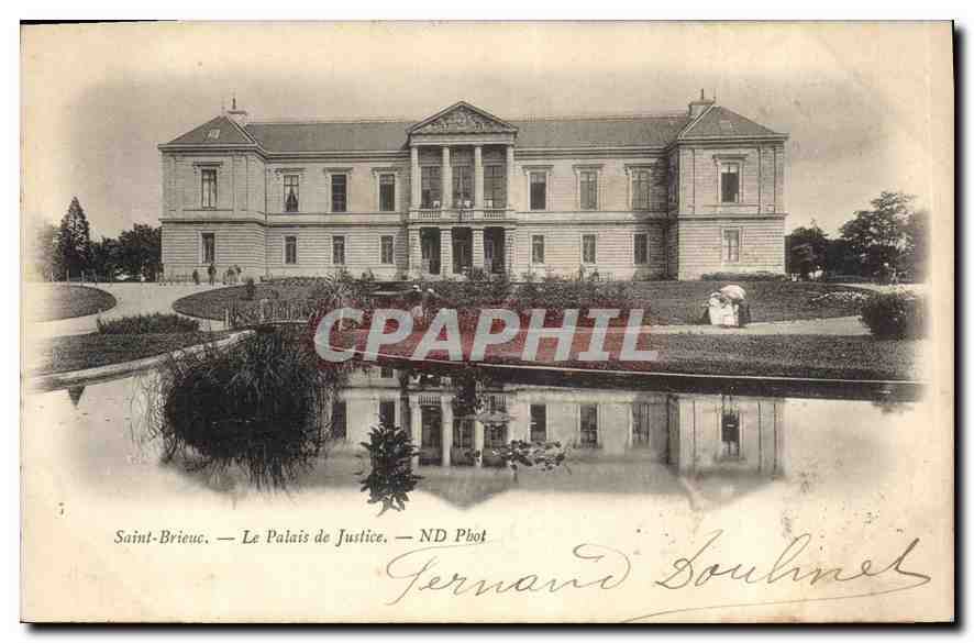 CPA Saint Brieuc Le Palais de Justice 