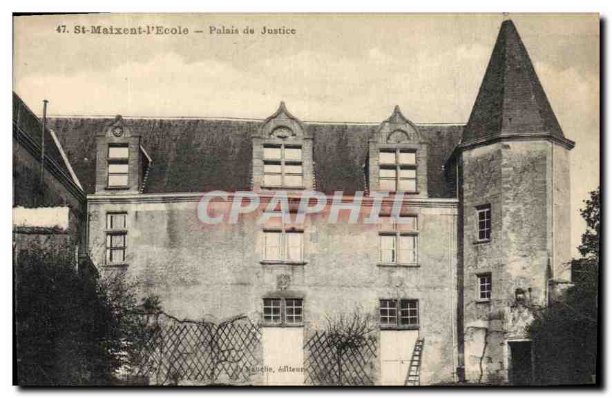CPA St Maixent l'Ecole Palais de Justice 