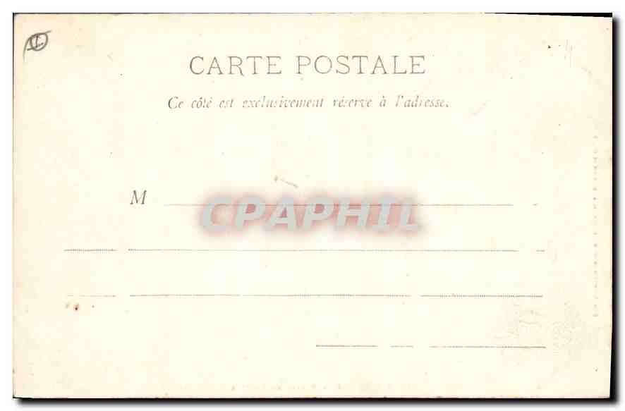 CPA Saint Etienne Palais de Justice  — Verso