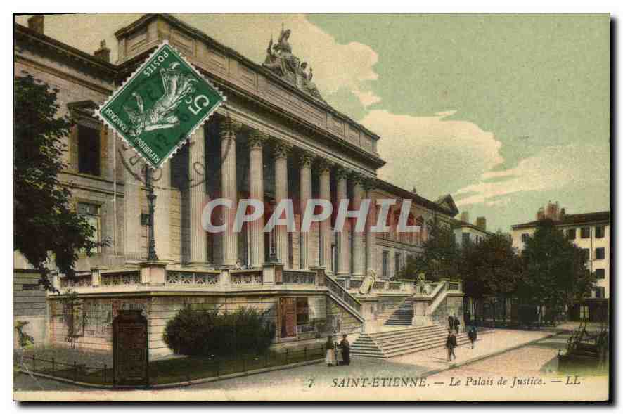 CPA Saint Etienne Le Palais de Justice 