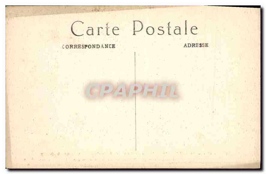 CPA Guerre 1914 Senlis Le Palais de Justice  — Verso