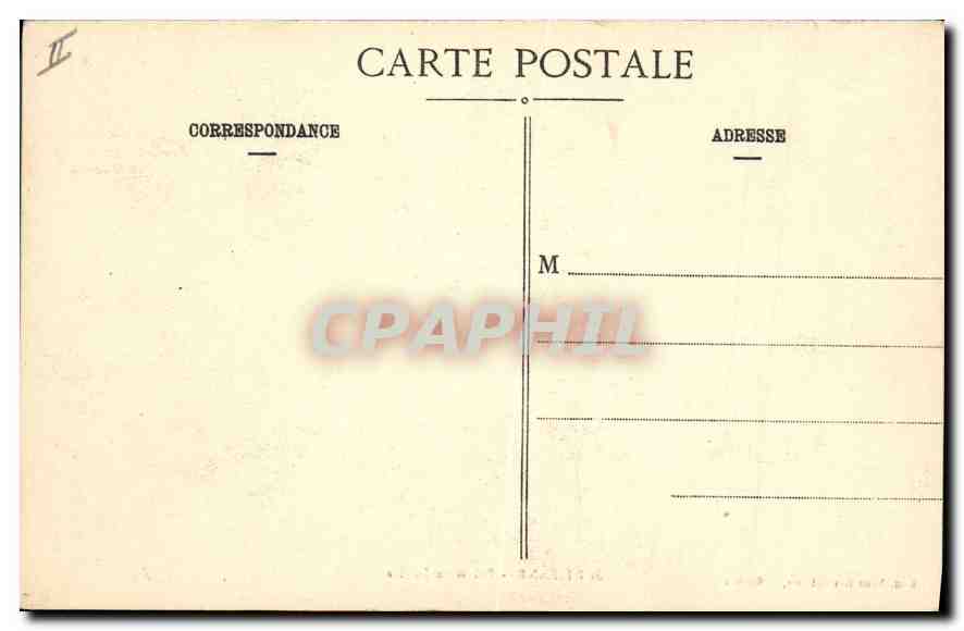 CPA St Etienne Palais de Justice  — Verso