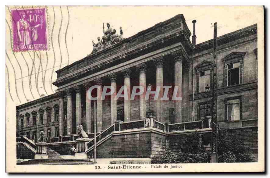CPA Saint Etienne Palais de Justice 