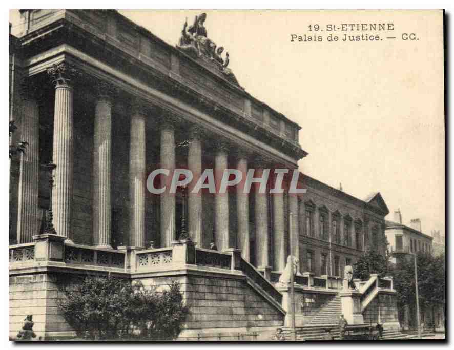CPA St Etienne Palais de Justice 