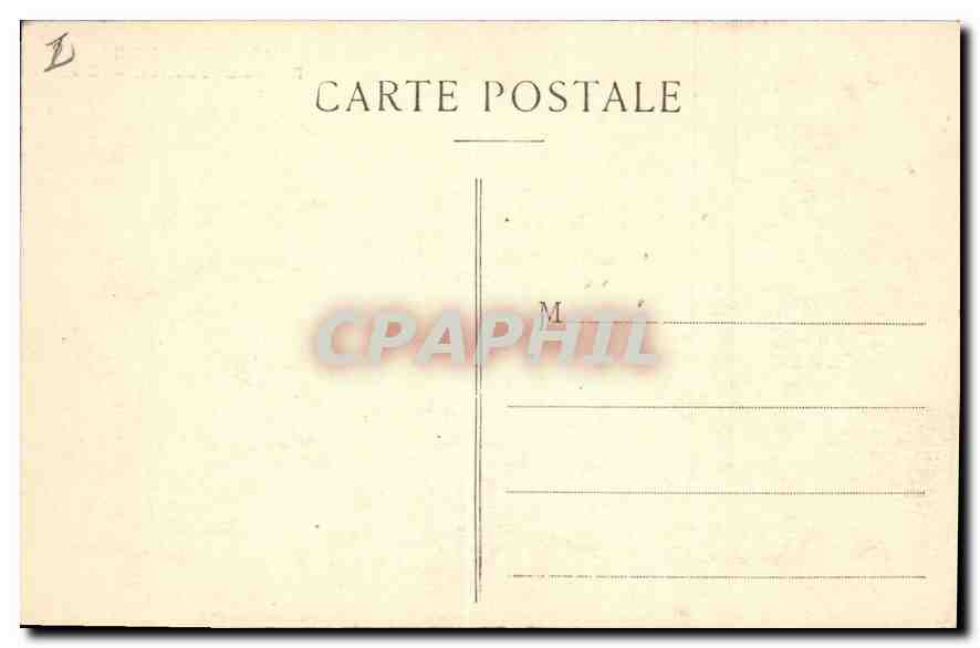 CPA St Etienne Palais de Justice  — Verso