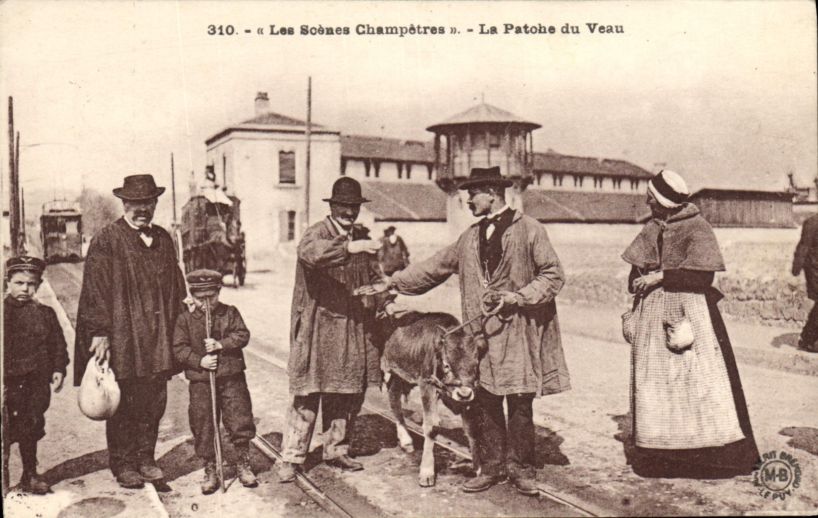 La Patche du Véau — Les Scènes Champêtres — Éditions d'Art Marcette-Béronni, Le Puy (Haute-Loire)