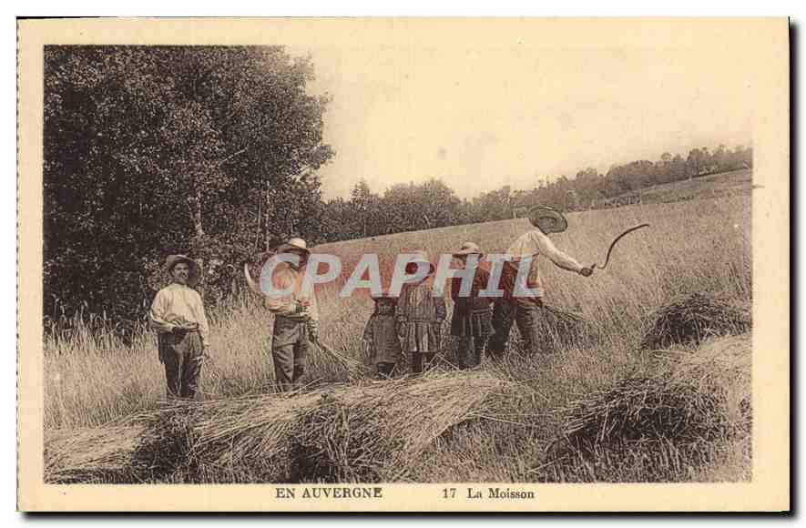 En Auvergne — La Moisson — Éditions Malroux-Laborie