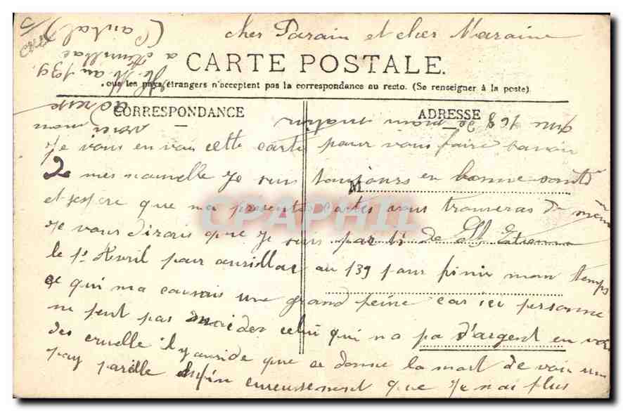 Groupe Auvergnat — L'Hirondelle - Paris — éditeur Groupe Auvergnat, n° 22 — Rückseite