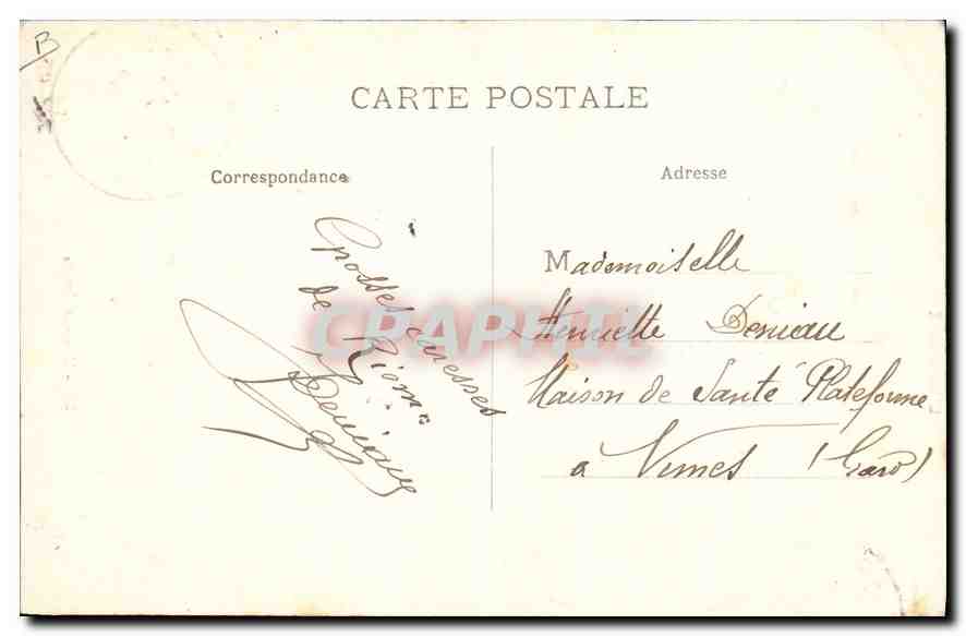 L'Auvergne — Heureux Couple — Éditeur inconnu, n° 305 — Verso