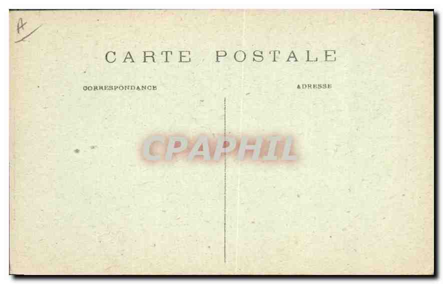 CPA Folklore Costume de Thiers  — Verso