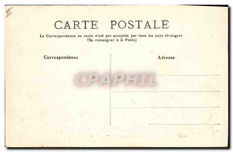 CPA Folklore La Bourree D'Auvergne  — Verso