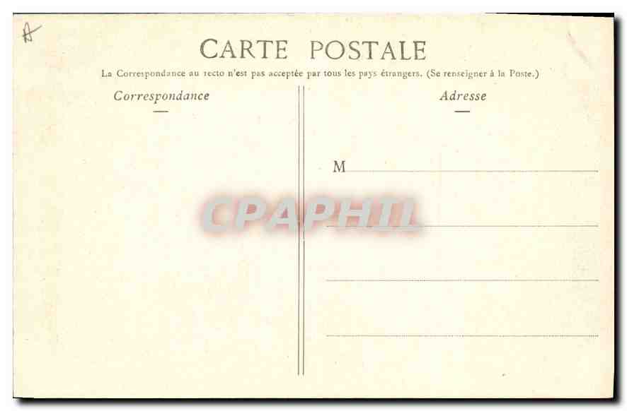 CPA Folklore Auvergne La Montagnarde  — Verso