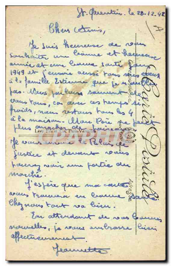 Saint-Quentin — Le Palais de Justice — LL — Verso