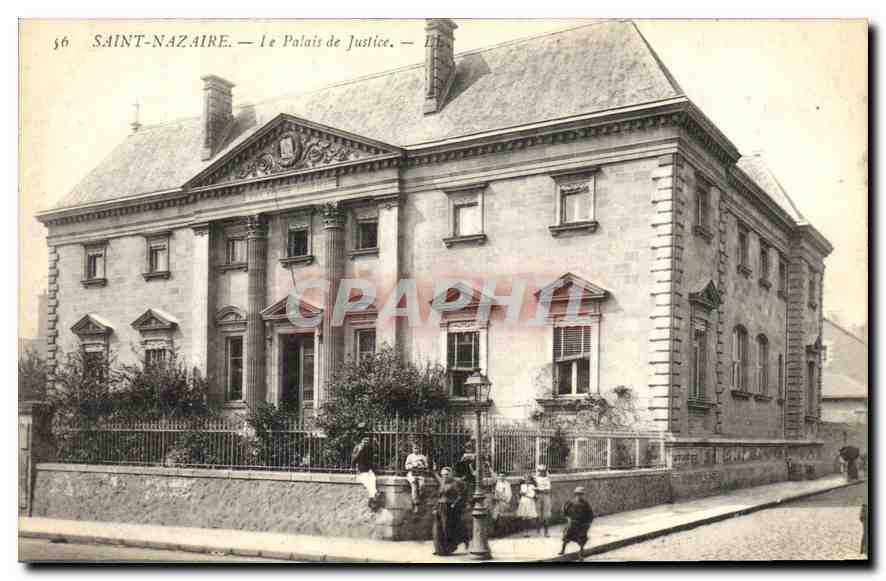 CPA Saint Nazaire Le Palais de Justice 