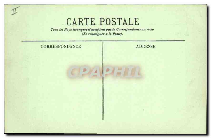 CPA Saint Nazaire Le Palais de Justice  — Verso