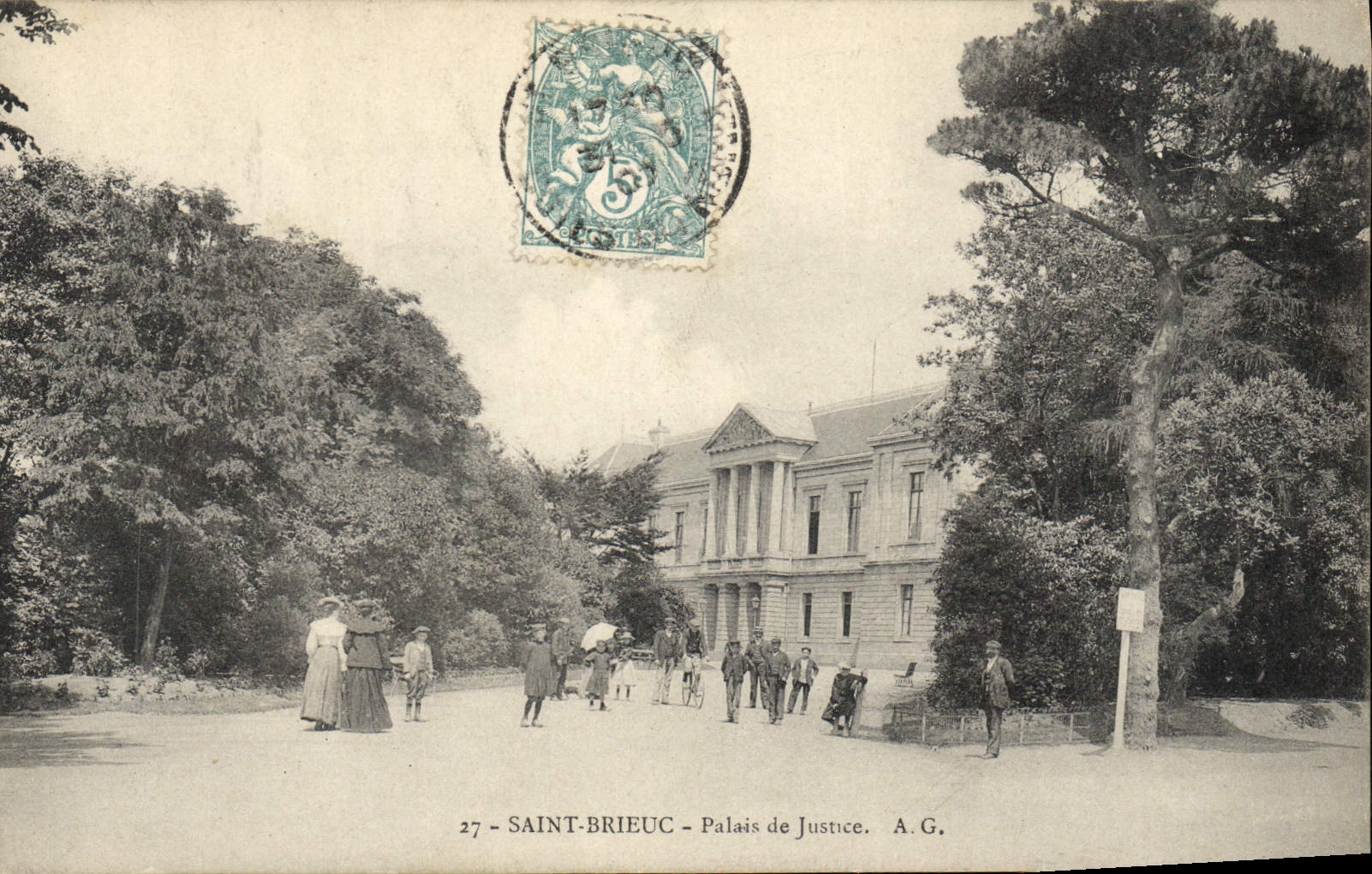 CPA Saint Brieuc Palais de Justice 
