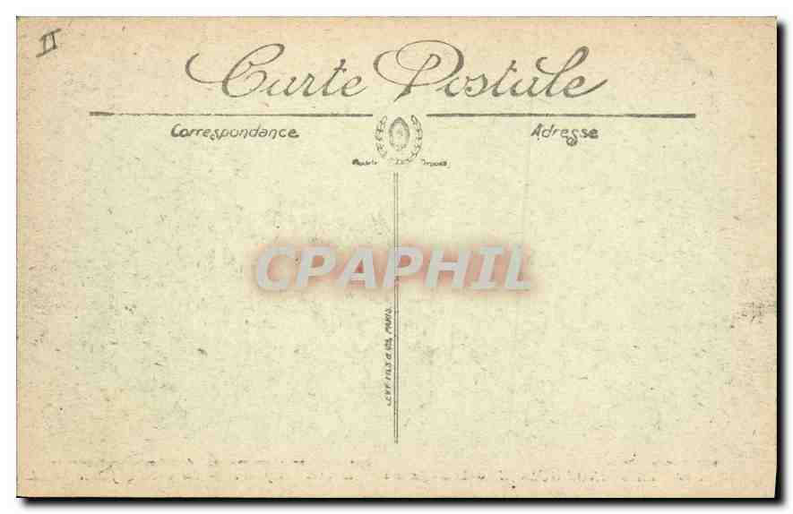 CPA La Grande Guerre Saint Quentin Le Palais de Justice  — Verso