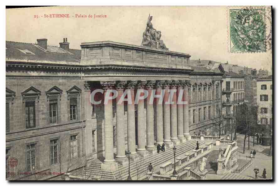 CPA St Etienne Palais de Justice 