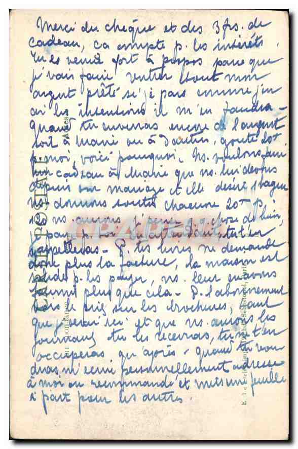 CPA 1914 Senlis Apres le bombardement  — Verso