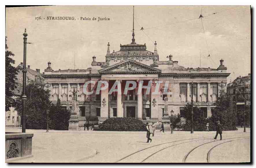 CPA Strasbourg Palais de Justice 