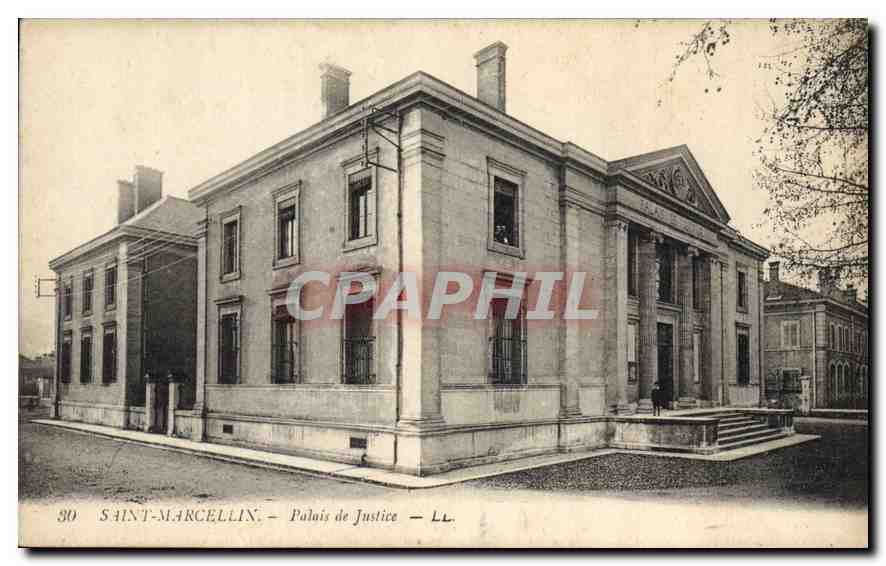 CPA Saint Marcellin Palais de Justice 