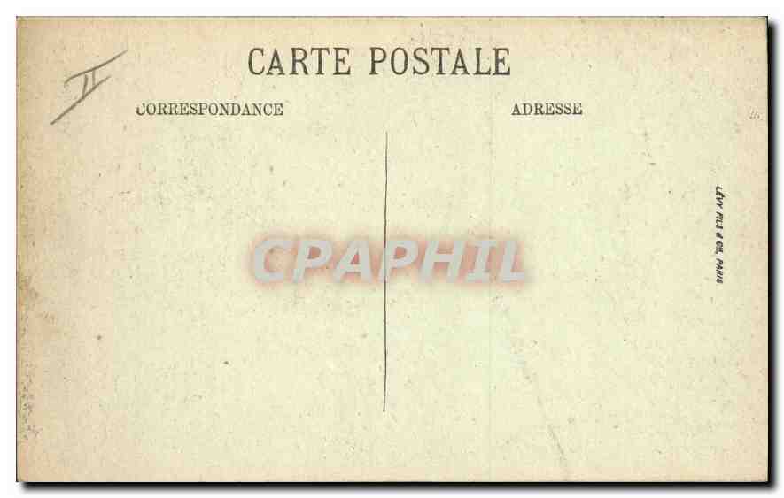 CPA Saint Marcellin Palais de Justice  — Verso