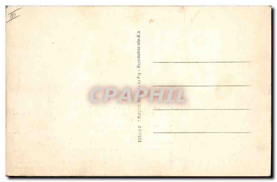 CPA Folklore Mous esclos  — Verso