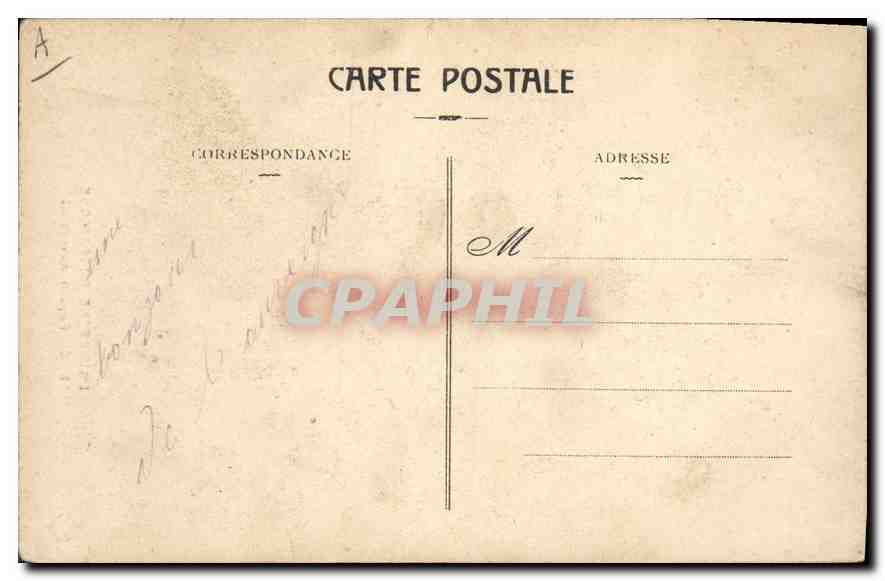 CPA Folklore L'Auvergne Pittoresque Paysan Auvergnat  — Verso