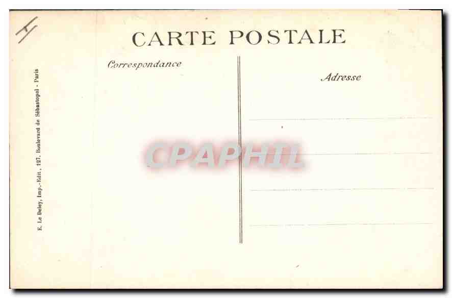 Viaduc d'Hirson détruit — 1914 — Éditeur E. Le Deley, 15e série — Rückseite