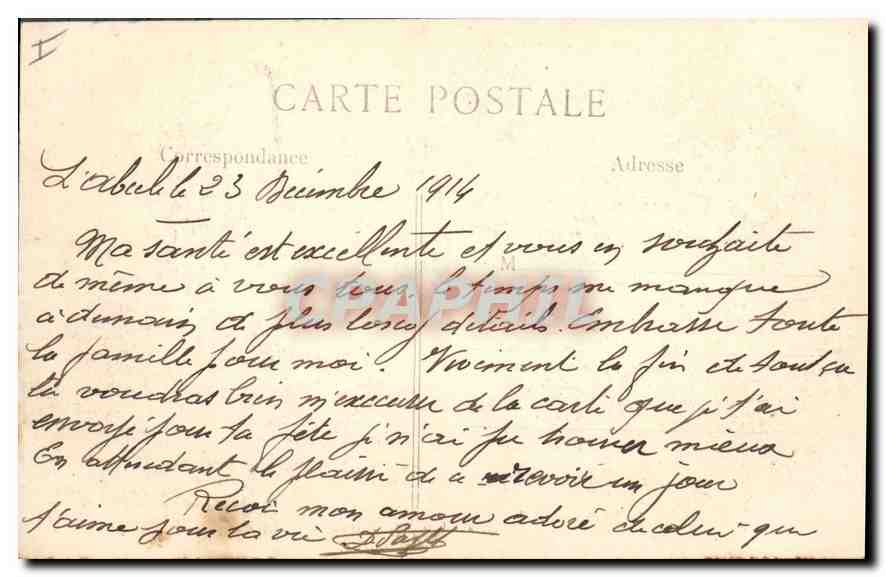Furnes — L'Hôtel de Ville où le roi Albert a établi son quartier général — J. C. Paris — Rückseite
