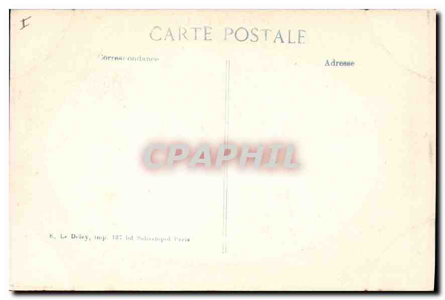CPA Militaria 1914 Une maison de Dieu apres la visite des Allemands a Termonde  — Rückseite