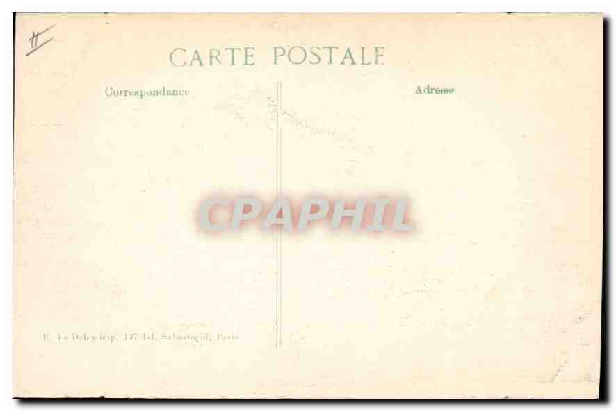 Senlis — A Street After the Bombing — 14th Series — Publisher E.L.P. — Back