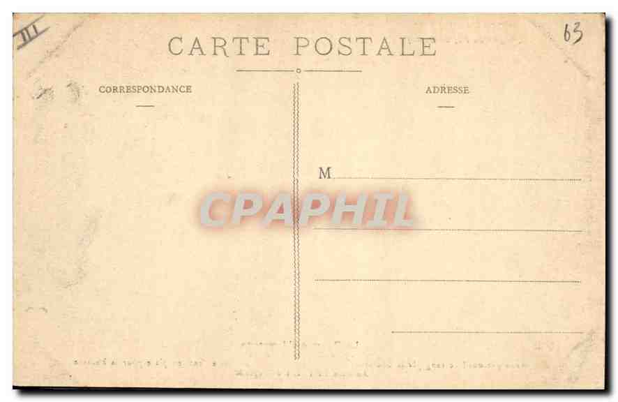 CPA Folklore La Bourree d'Auvergne Notre Auvergne Region du Puy de Dome  — Verso