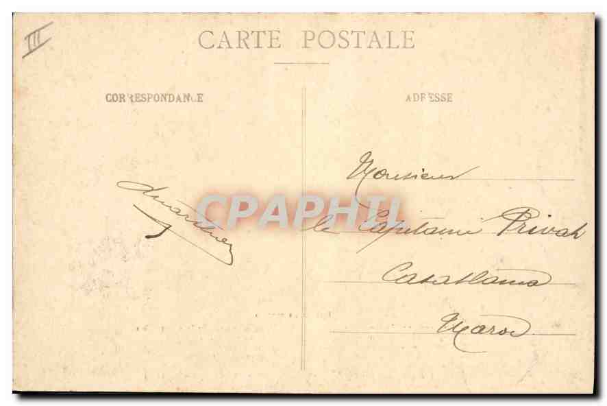 CPA Folklore Auvergne Marius Versepuy Barde Arverne  — Verso