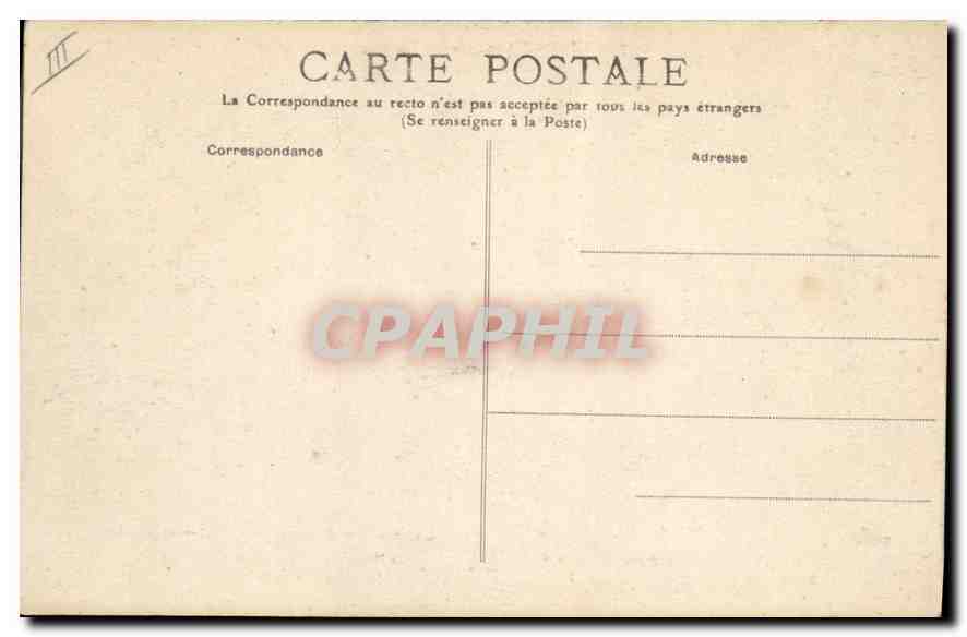 CPA Folklore La Bourree d'Auvergne Le Croisement  — Verso