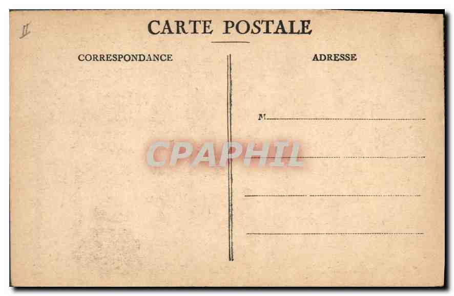 CPA Folklore La Bourree a l'exposition Fete auvergnate au centre rural de l'exposition  — Verso